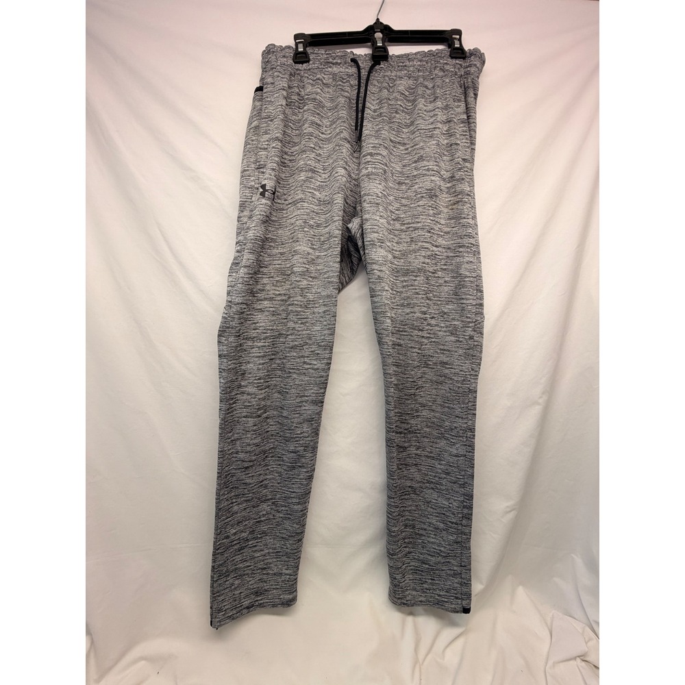Under Armour Gray Space Dye Fleece Joggers Loose Fit Sweatpants Large